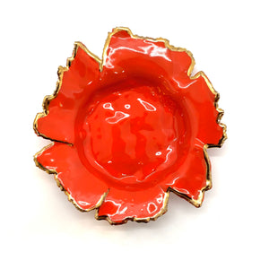 Bright Red Porcelain Dishes