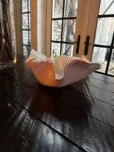 Load image into Gallery viewer, Pink and White Porcelain Bowl 12”
