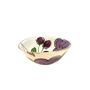Small Purple Floral Bowl