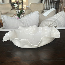 Load image into Gallery viewer, White Porcelain Bowl 11x9
