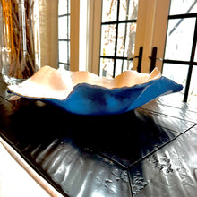 Load image into Gallery viewer, Blue and White Porcelain Dish 18” x 12”
