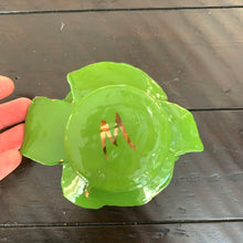 Load image into Gallery viewer, Green Double Petal Votive 3-4” wide x 2” high
