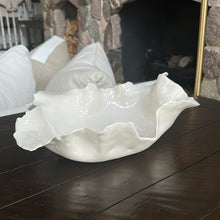 Load image into Gallery viewer, White Porcelain Bowl 11x9
