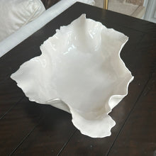 Load image into Gallery viewer, White Porcelain Bowl 11x9
