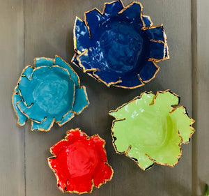 Bright Red Porcelain Dishes