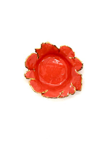 Bright Red Porcelain Dishes