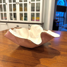Load image into Gallery viewer, Pink and White Porcelain Bowl 12”
