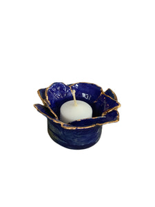 Blue Double Petal Votive