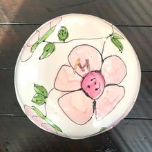 Load image into Gallery viewer, Pink Floral Porcelain Bowl 9”x4”
