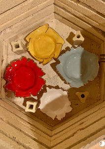 Bright Red Porcelain Dishes